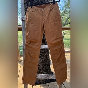 Duluth Trading Co Brown/Rust Cargo Pants with Durable Design